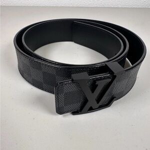 Louis Vuitton LV Initials 40mm Damier Graphite Belt Size 95cm w/tags